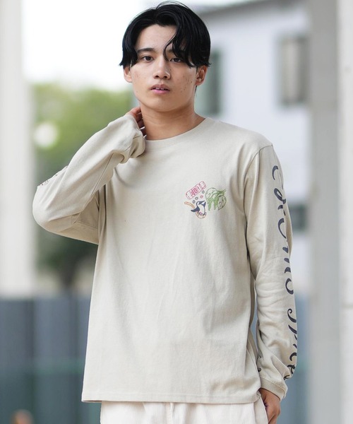 CHUMS（チャムス） tシャツ ロンT/長袖ティシャツ/カットソー 袖