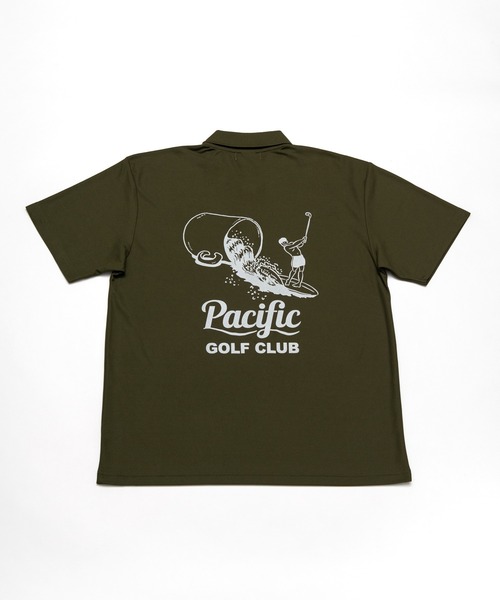 Pacific GOLF CLUB 半袖ポロシャツ Pacific GOLF CLUB ポロシャツ FORE ON THE WAVES POLO SHIRT 2