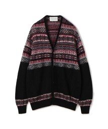 カーディガン TOOMRROWLAND tricot ナイロンモヘヤウール フェアアイルジャガード カーディガン メンズ｜ZOZOTOWN Yahoo!店