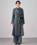 コート アウター カシミヤドレストレンチコート...の詳細画像1