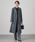 コート アウター カシミヤドレストレンチコート...の詳細画像5