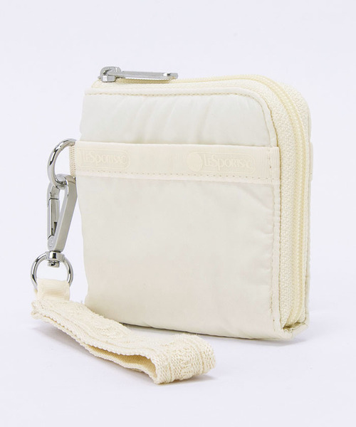 LeSportsac 財布 GY SLIM WALLET アイボリーフロスト レディース