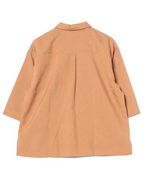 ZIP FIVE 「ZIP FIVE」 半袖シャツ MEDIUM キャメル メンズ
