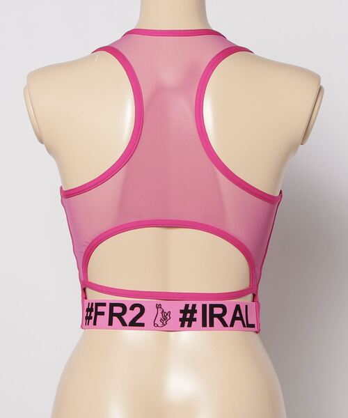 タンクトップ ノースリーブ IRAL_FR2 / LINE MESH BUSTIER レディース メンズ IRAL タンクトップ ノースリーブ IRAL_FR2 / LINE MESH BUSTIER