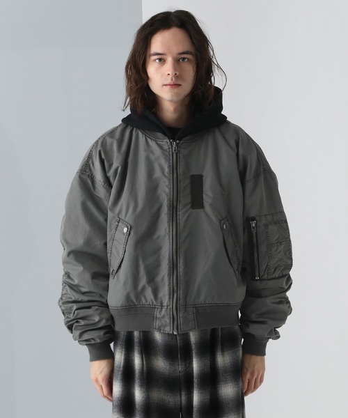 HARE（ハレ） ma1 ma-1 フードドッキングMA-1(HARE) メンズ : ZOZOTOWN