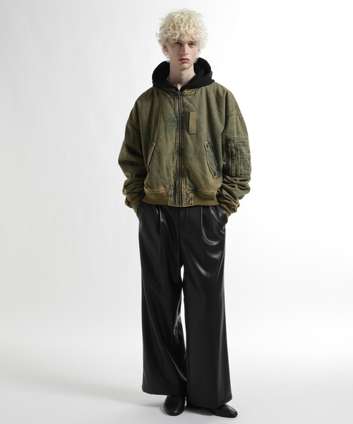 【美品】HARE MA-1 フライトジャケット HARE（ハレ） ma1 ma-1 フードドッキングMA-1(HARE) メンズ : ZOZOTOWN