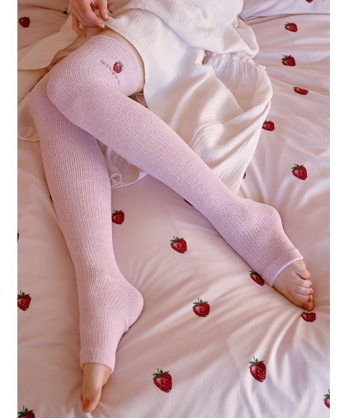 Fresh Strawberry DinerJSK+ソックス gelato pique Sleep 靴下 「Sleep」ストロベリー刺繍 着圧ソックス