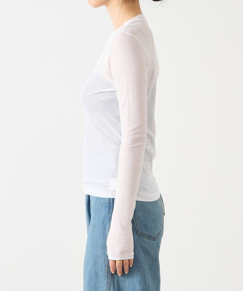 martinique tシャツ ガーゼフライスロンT レディース : ZOZOTOWN