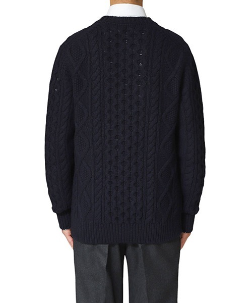 セーター ニット MC GEORGE OF SCOTLAN / マックジョージオブスコットランド：Crew Neck：A0316「MUS」 メンズの画像