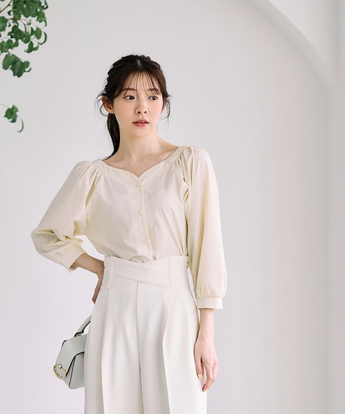 Qhoさまおまとめブラウス4枚 ドットサイドギャザーブラウス | 2024 AW Collection| yori