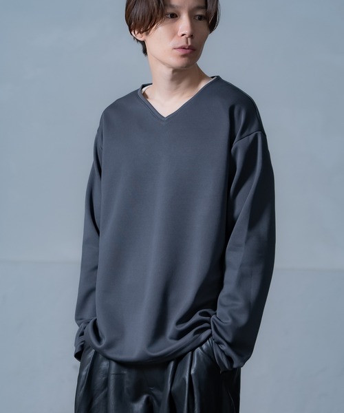 improves（インプローブス） tシャツ 裾ドローコード Vネック ロンT