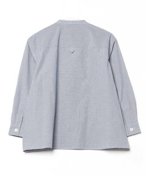 MHL.（エムエイチエル） ブラウス シャツ TINY GINGHAM COTTON