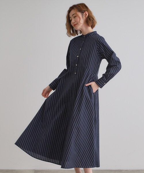 grove（グローブ） ワンピース ヘリテージフレアシャツワンピース