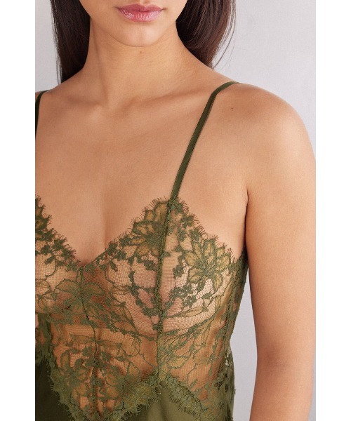 ロングスリップ M Imaginary Journey intimissimi Imaginary Journey Long Viscose Satin Slip | Intimissimi