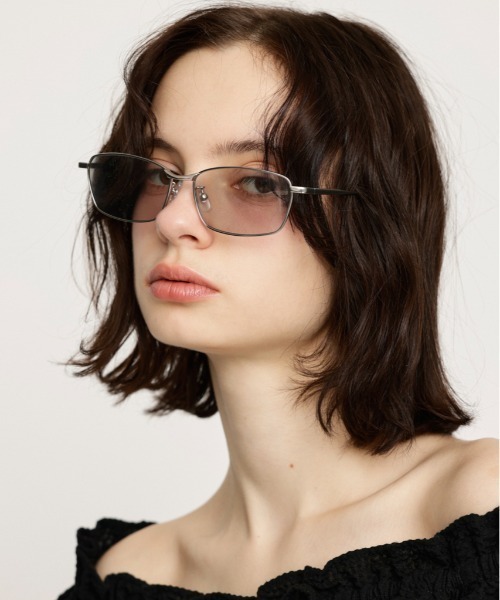 素晴らしい眼鏡 SLY 伊達メガネ メガネ 眼鏡 METAL FLAME SQUARE EYEWEAR メタル