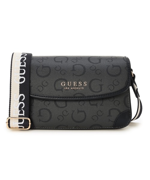 【GUESS】ショルダーバッグ ブラック クロスボディバッグ GUESS ショルダーバッグ バッグ ECO GEMMA Crossbody Camera