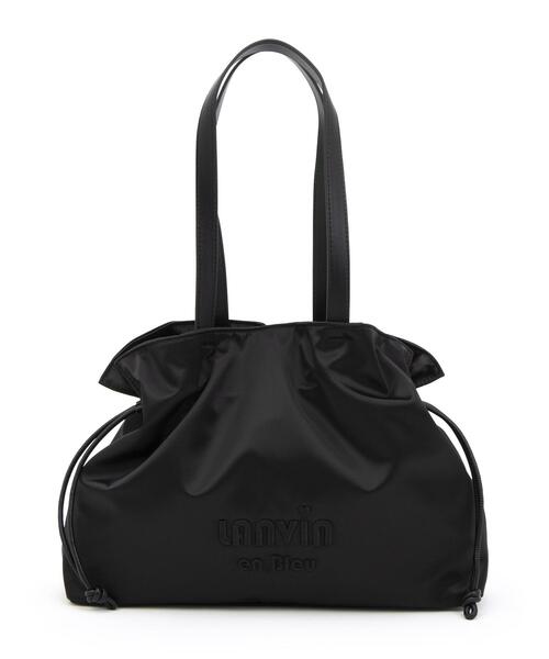 LANVIN en Bleu トートバッグ サテンナイロンドロストトート