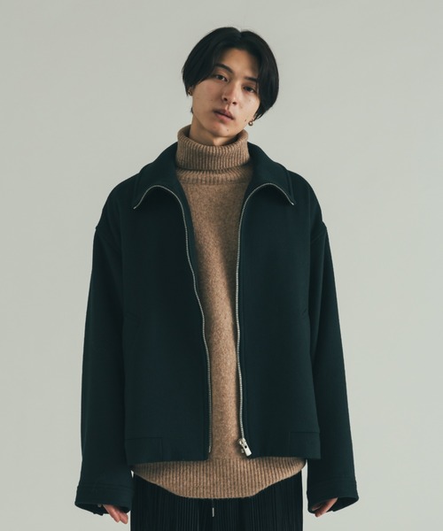 Lui's（ルイス） ジップアップブルゾン S グリーン メンズ : ZOZOTOWN