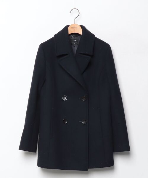 23区 コート サイズ40 23区（ニジュウサンク） コート 40 ネイビー レディース : ZOZOTOWN