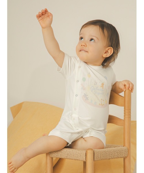 新品 未使用【gelatopiqué】ジェラピケ ベビー服 肌着 ロンパース 新生児】ぬいぐるみモチーフコンビ肌着(ロンパース)｜ルーム
