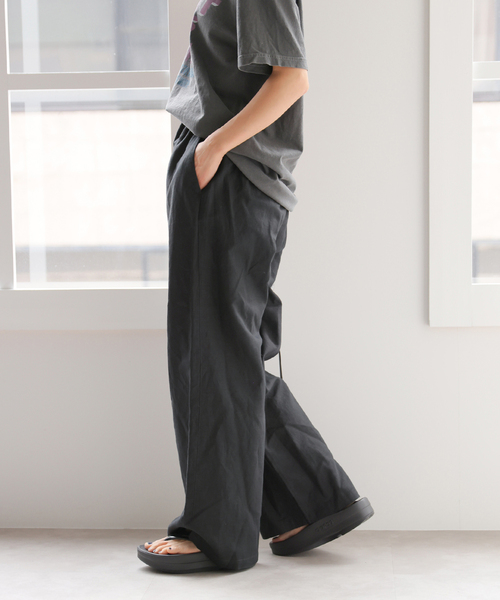 JOURNAL STANDARD relume ノーカラーコート　イージーパンツ JOURNAL STANDARD relume（ジャーナルスタンダード レリューム