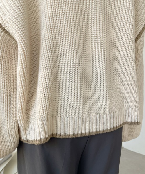「Eclat one」 「Ada.」ニットカーディガン FREE アイボリー レディース_画像2