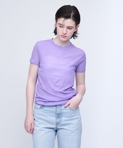 AEWEN MATOPH tシャツ 「AEWEN MATOPH」シアー Tシャツ レディース