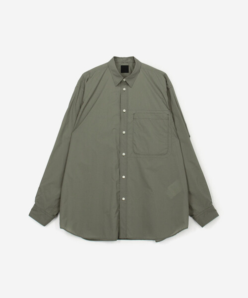 DAIWA PIER 39 TECH TRAVEL SHIRT チャコール　M DAIWA PIER39 ダイワ ピア39 SS25 TECH TRAVEL SHIRT / CHARCOAL