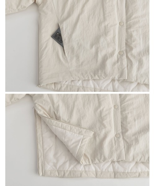 「Re:EDIT」 ジャケット LARGE アイボリー レディース_画像3