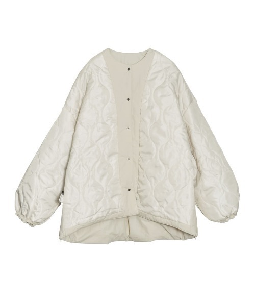 「Re:EDIT」 ジャケット LARGE アイボリー レディース_画像4