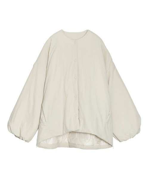 「Re:EDIT」 ジャケット LARGE アイボリー レディース_画像6