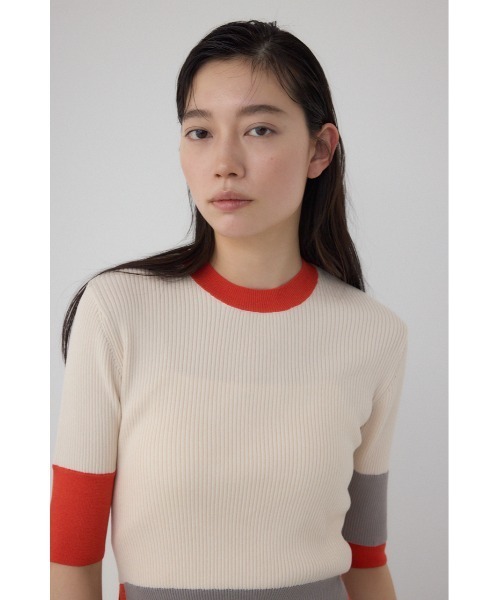 PLUS（AZUL BY MOUSSY） ニット セーター 「PLUS」カラー