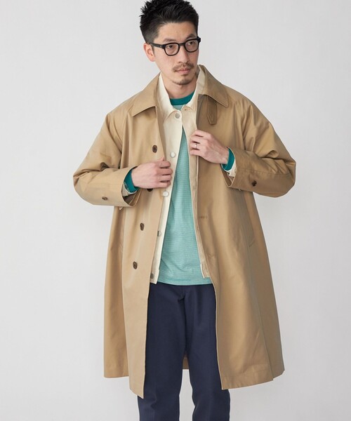 SHIPS 「SHIPS」 ステンカラーコート MEDIUM ネイビー メンズ