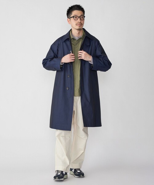 SHIPS 「SHIPS」 ステンカラーコート MEDIUM ネイビー メンズ