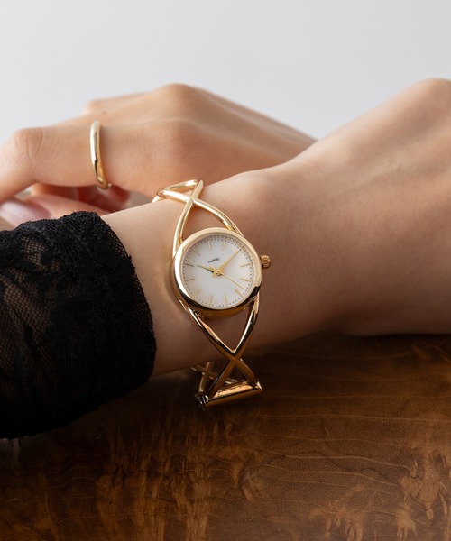 MAGASIN DE MODE Chou 腕時計 「MAGASIN Chou」メタルクロスウォッチ