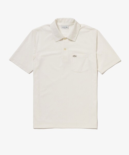 LACOSTE ポロシャツ 速乾ストレッチシングルジャージポロシャツ