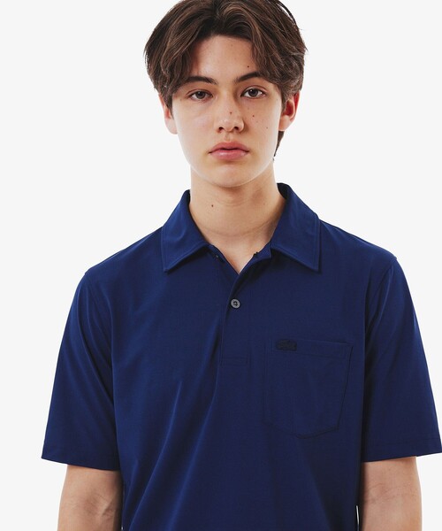 【LACOSTE】 プレジデンツカップ 新品タグ付き M 速乾ドライ ポロシャツ LACOSTE - 新品タグ付 ラコステ 銀ワニ ストレッチ鹿の子