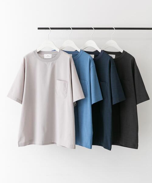 スチャダラパーのTシャツ　ライトブルーサイズL新品未使用 URBAN RESEARCH Sonny Label tシャツ クイックドライリネンタッチTEE