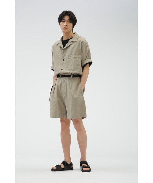 MHL OVERDYE MELANGE COTTON LINEN パンツ OVERDYE MELANGE COTTON LINEN | MHL.（エムエイチエル