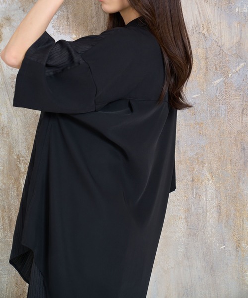 シャツ 半袖 「Nora Lily」Sheer Layered Wide Shirt(UNISEX) メンズ レディース | Nora Lily | 17