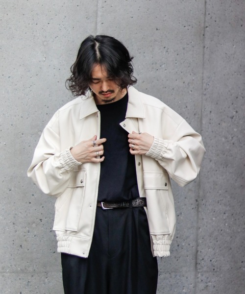 【美品＆完売品】 Lui's クレリック切替ジップシャツブルゾン Sサイズ 美品＆完売品】 Lui's クレリック切替ジップシャツブルゾン S