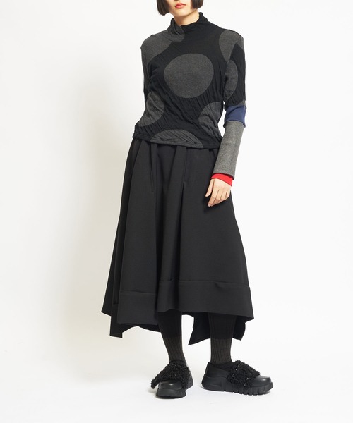 gomme（ゴム） スカート ウーリーツイル チェンジスカート : ZOZOTOWN