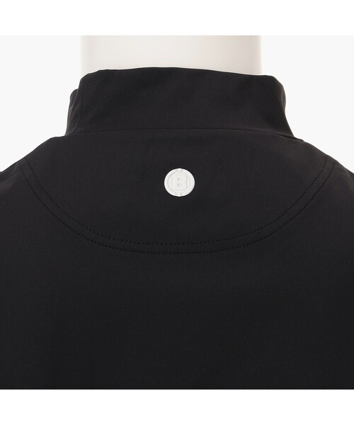 BRIEFING ネイビー ロゴ入りシャツ S BRIEFING tシャツ MEN'S BACK LOGO LINE HIGHNECK メンズ