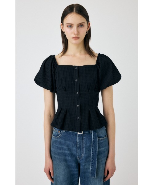 MOUSSY（マウジー） tシャツ 半袖 BALLOON SLEEVE トップス レディース