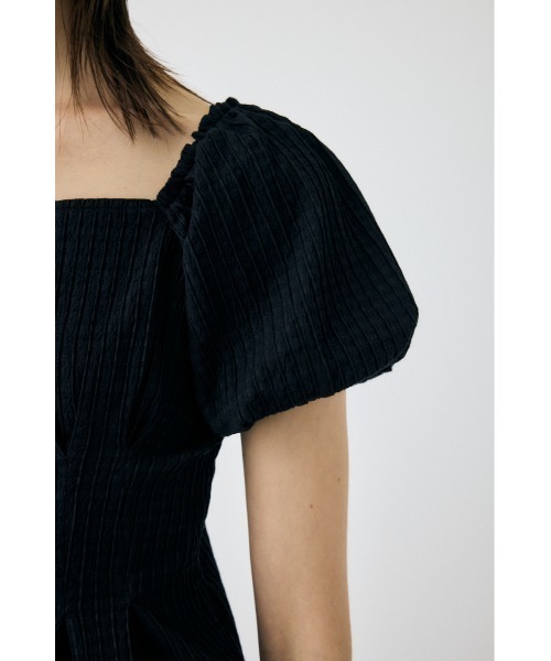 moussy balloon sleeveトップス ブルー タグ付き MOUSSY | BALLOON SLEEVE トップス (シャツ・ブラウス ) |SHEL
