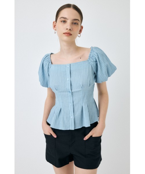 MOUSSY（マウジー） tシャツ 半袖 BALLOON SLEEVE トップス レディース