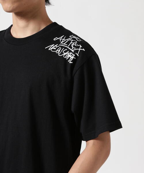 国内発送/本物保証/AVIREX TAGGING SIGN T-SHIRT 3色 人気☆ AVIREX tシャツ 「WEB＆DEPOT限定」TAGGING SIGN T-SHIRT