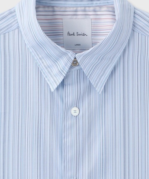 Paul Smith（ポール・スミス） シャツ Signature Stripe” 半袖シャツ