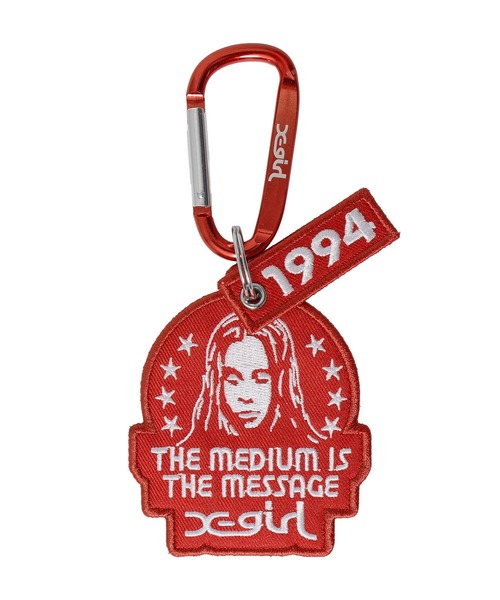 X-girl キーホルダー STAR AND FACE PATCH KEY CHARM : ZOZOTOWN