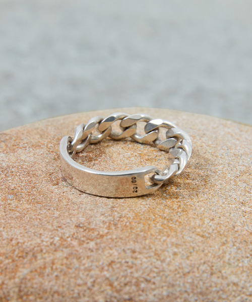 アクセサリー 20/80 STERLING SILVER ID CHAIN RING 20/80 指輪 リング トゥエンティーエイティー / STERLING SILVER